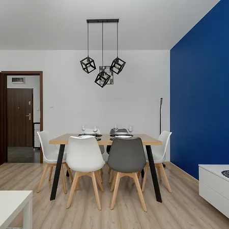 Klimasa White&Blue Apartment With Balcony In Wroclaw By Noclegi Renters Exterior photo