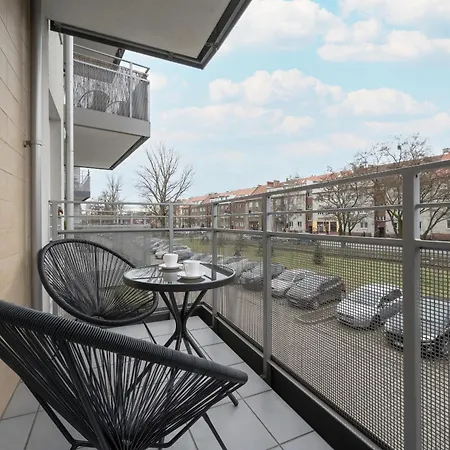 Klimasa White&Blue Apartment With Balcony In Wroclaw By Noclegi Renters Exterior photo